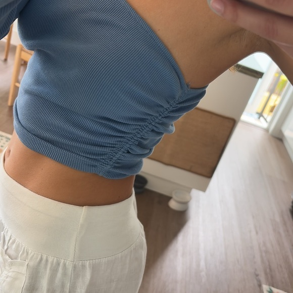 Zara One Shoulder Crop Top - Picture 5 of 5